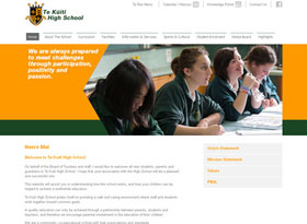 Te Kuiti High School Website